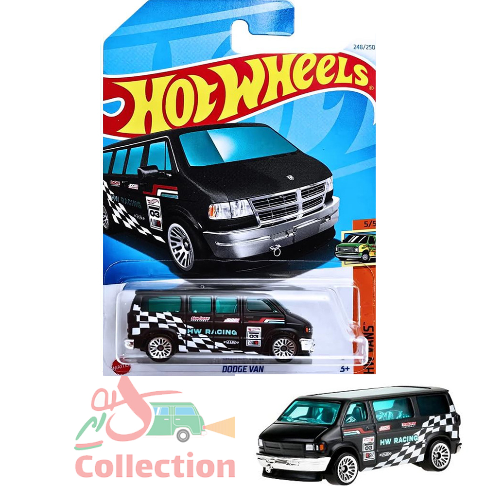ماشین هات ویلز رو کارتی DODGE VAN