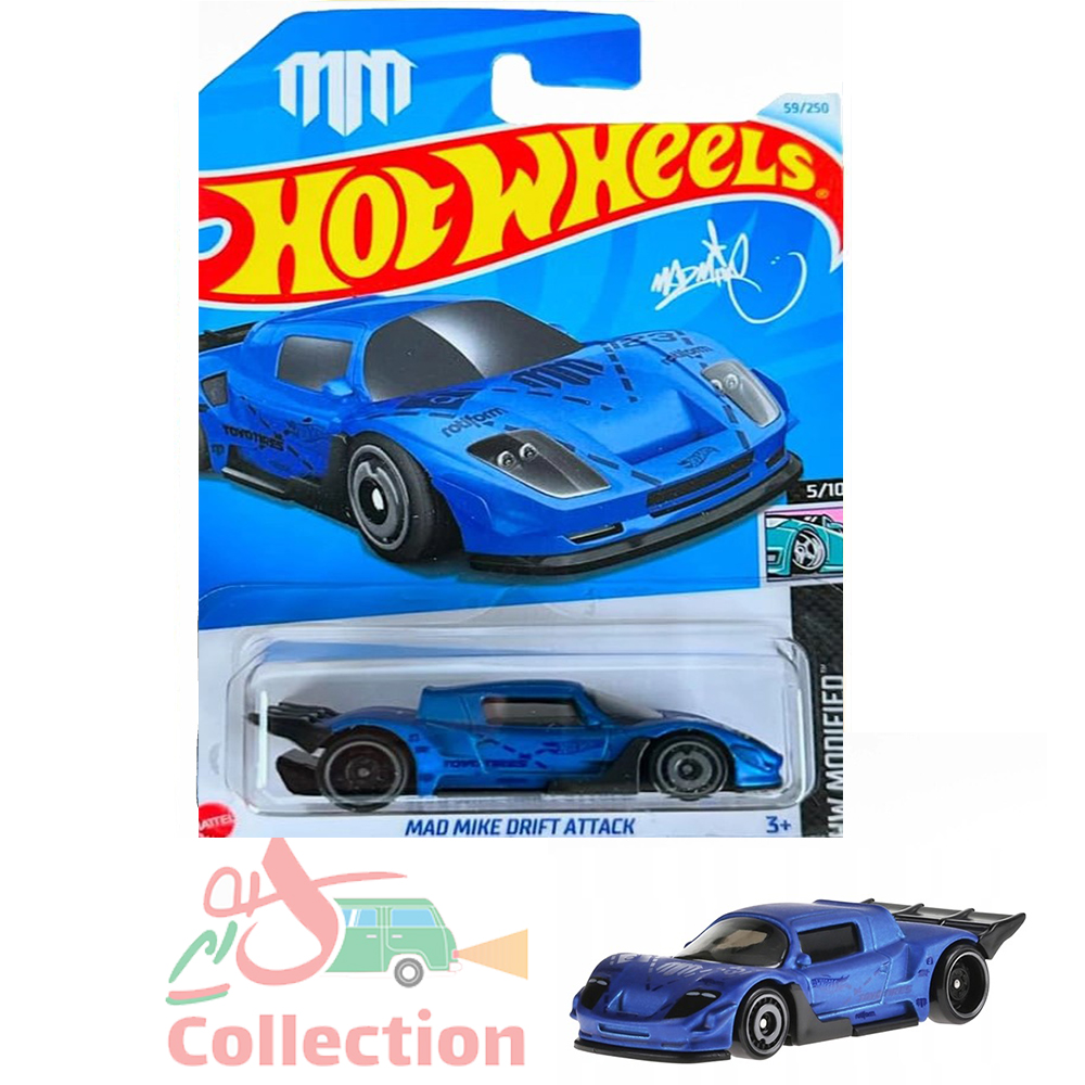 ماشین هات ویلز  MAD MIKE DRIFT ATTACK مد مایک امضا دار