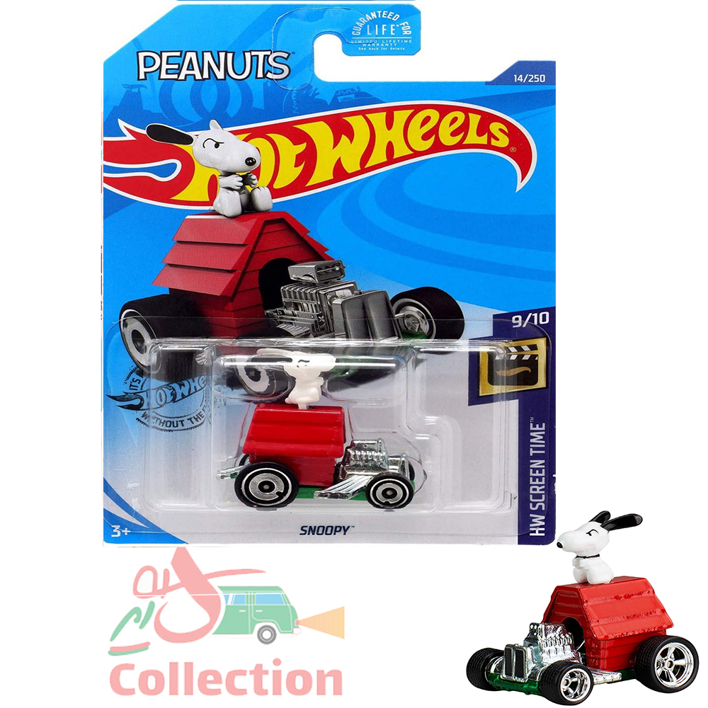 ماشین هات ویلز رو کارتی SNOOPY اسنوپی