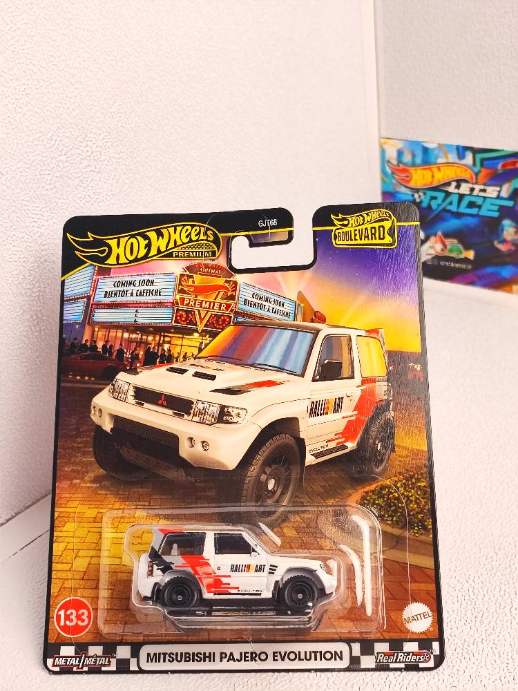 ماشین هات ویلز رو کارتی MITSUBISHI PAJERO EVOLUTION