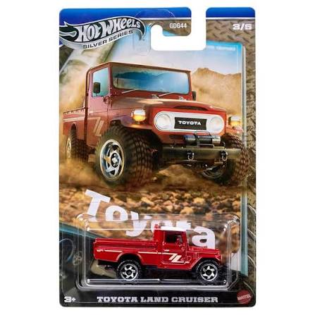 ماشین هات ویلز سیلور TOYOTA LAND CRUISER تویوتا لندکروزر