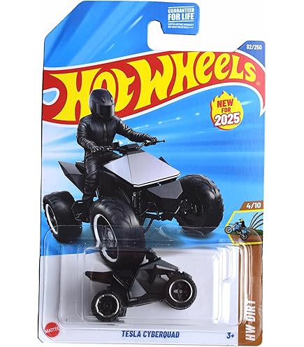 موتور هات ویلز روکارتی TESLA CYBERQUAD تسلا