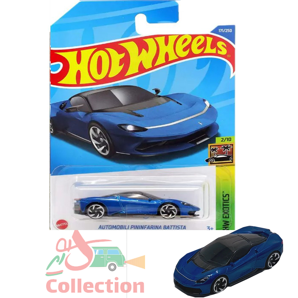 ماشین هات ویلز رو کارتی automobilo pininfarina battista