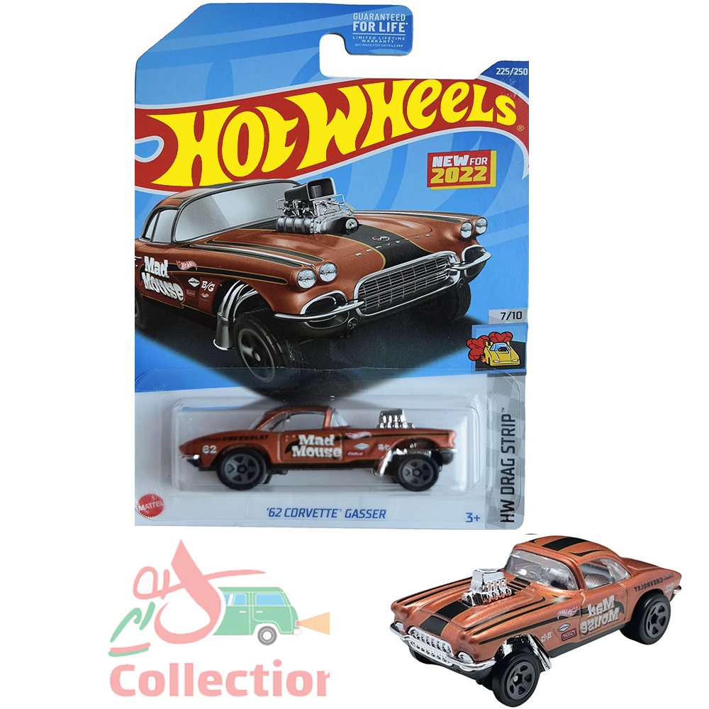 ماشین هات ویلز رو کارتی CORVETE GASSER کوروت گسر