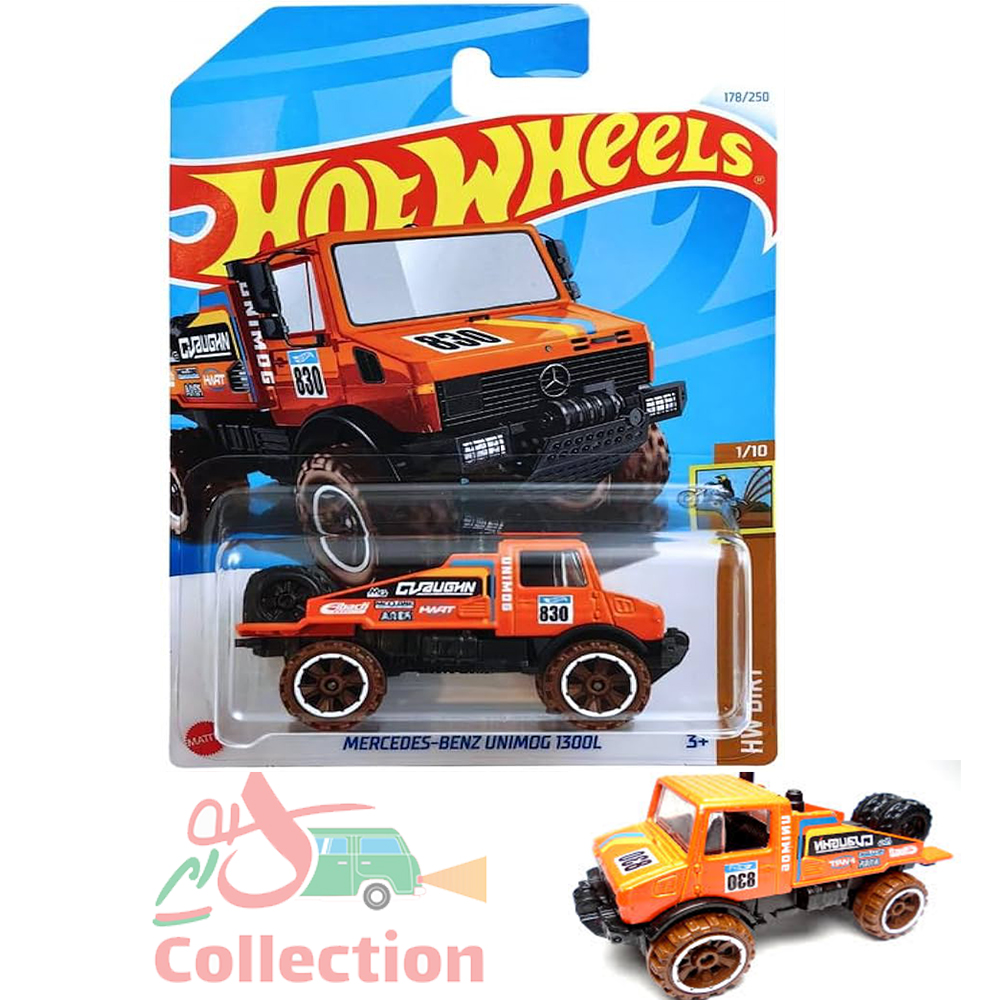 ماشین هات ویلز رو کارتی MERCEDES-BENZ UNIMOG1300L مرسدس بنز