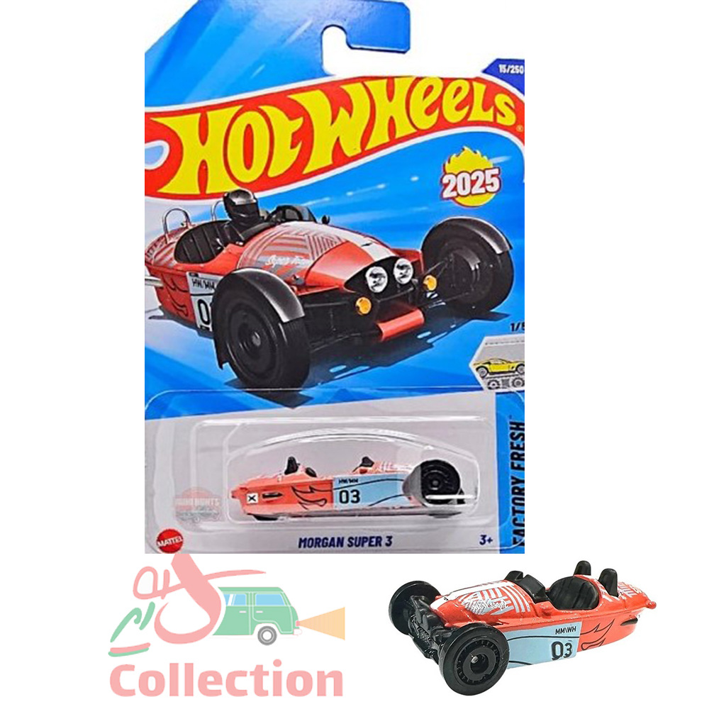 ماشین هات ویلز رو کارتی MORGAN SUPER 3 مورگان