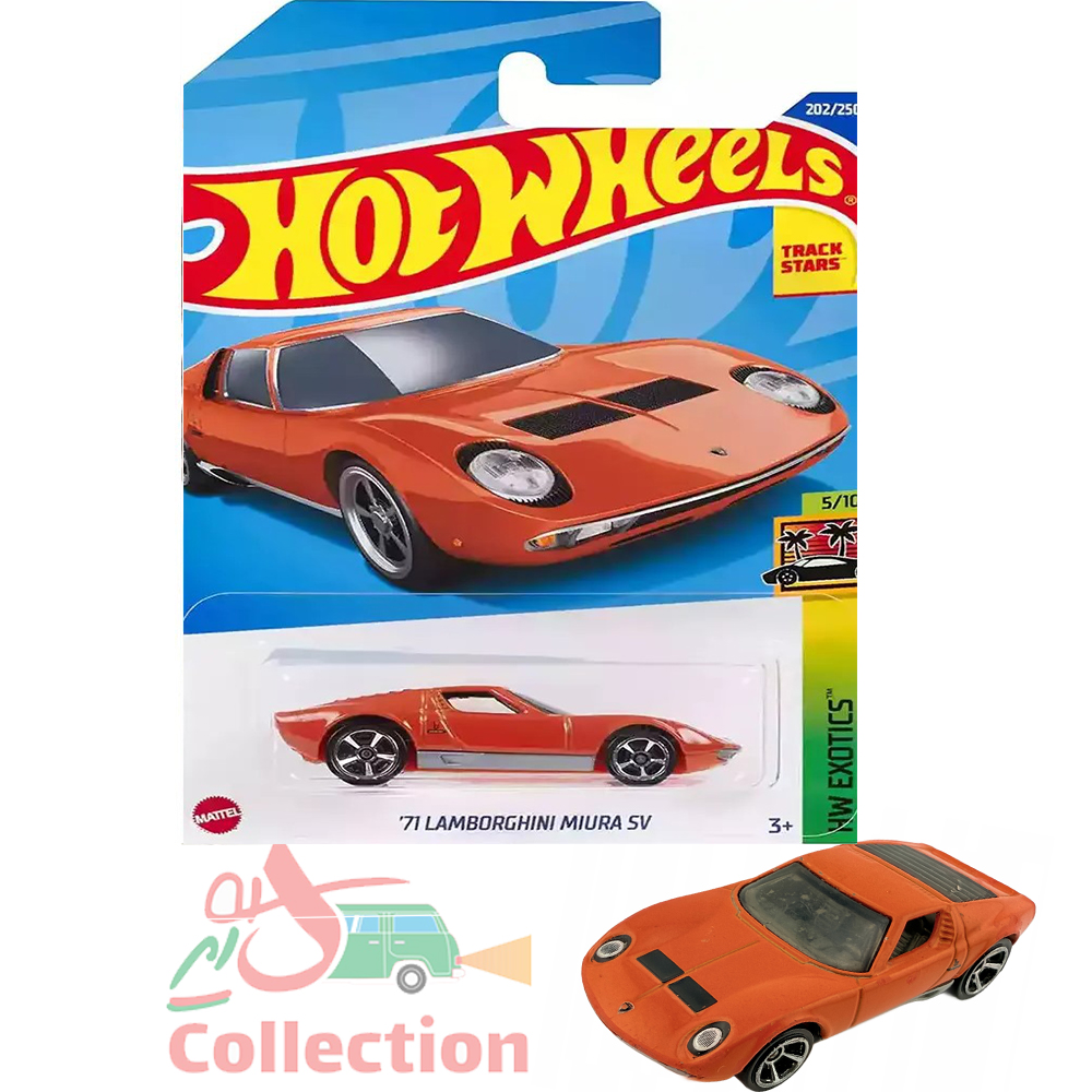 ماشین هات ویلز روکارتی  '71 LAMBORGHINI MIURA SV